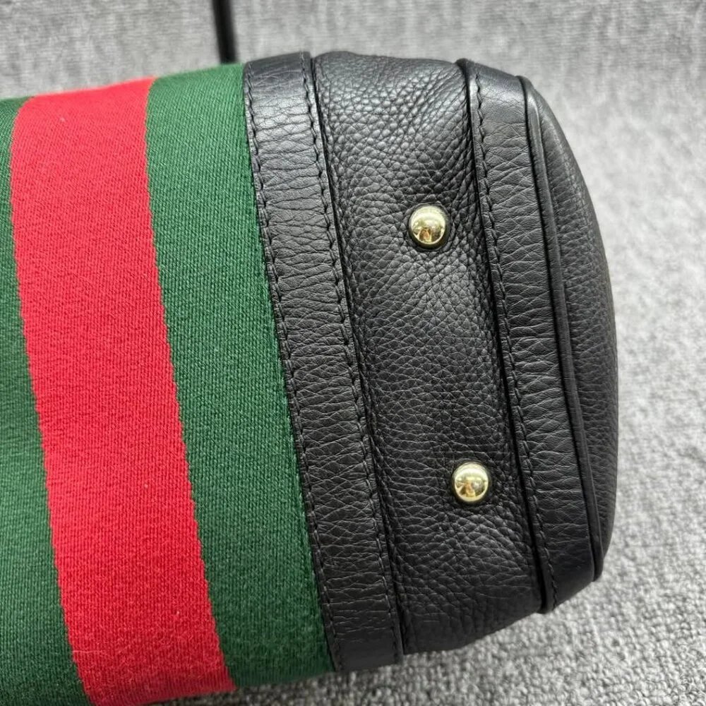 Gucci Boston Small Canvas Vintage Crossbody Bag 625-041125 - Picture 8 of 16